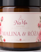 Malina&Róża - świeca sojowa 120ml