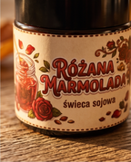 "Różana Marmolada" - Świeca sojowa 120ml
