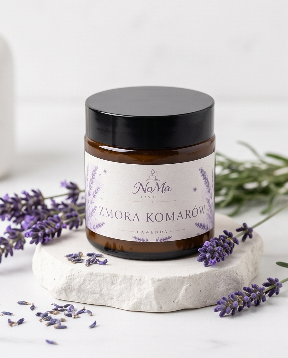 Zmora Komarów - świeca sojowa 120ml