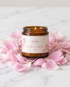 Piwonia - świeca sojowa 120ml
