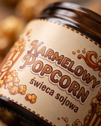 "Karmelowy Popcorn" - Świeca sojowa 120ml