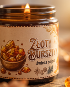 "Złoty Bursztyn" - Świeca sojowa 120ml