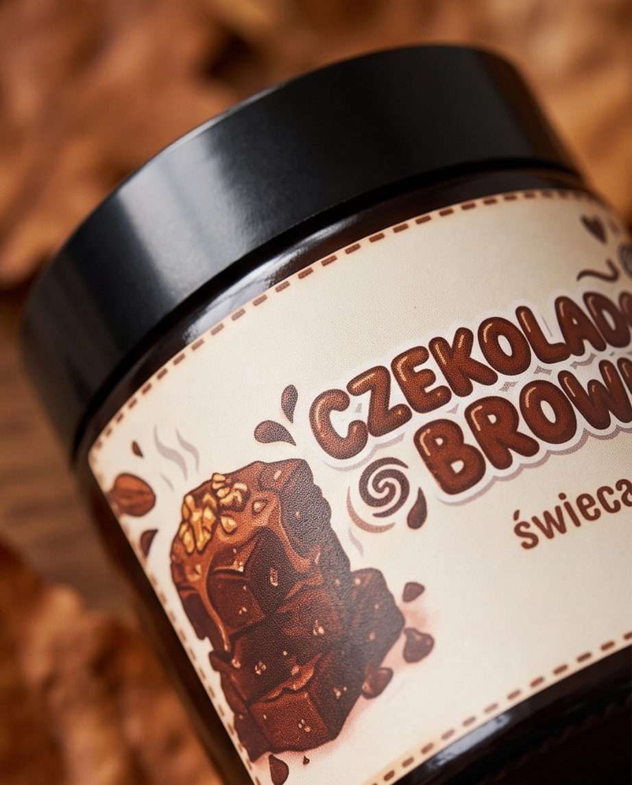 "Czekoladowe Brownie" - Świeca sojowa 120ml