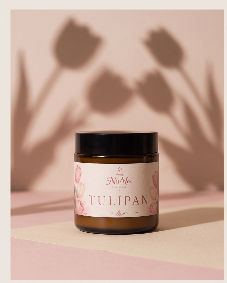 Tulipan - świeca sojowa 120ml
