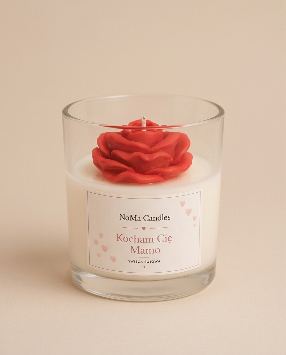 Świeca na dzień mamy - "Kocham Cię Mamo"